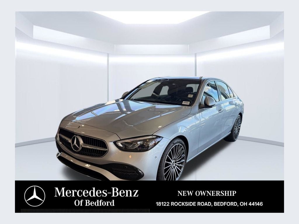 2026 Mercedes-Benz C-Class C 300 4MATIC in Silver Metallic — front three-quarter view