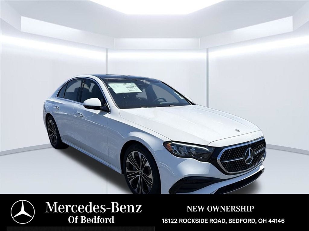 2026 Mercedes-Benz E-Class — rear three-quarter view