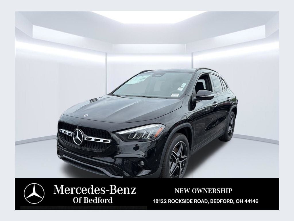 2026 Mercedes-Benz GLA GLA 250 4MATIC in Black — front three-quarter view